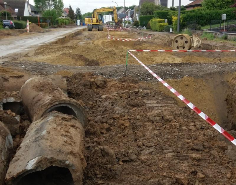 Dansaertlaan te Dilbeek en Groot-Bijgaarden: heraanleg wegenis en riolering