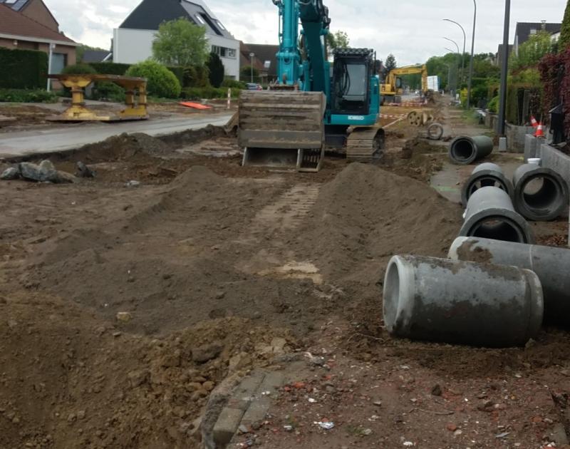 Dansaertlaan te Dilbeek en Groot-Bijgaarden: heraanleg wegenis en riolering