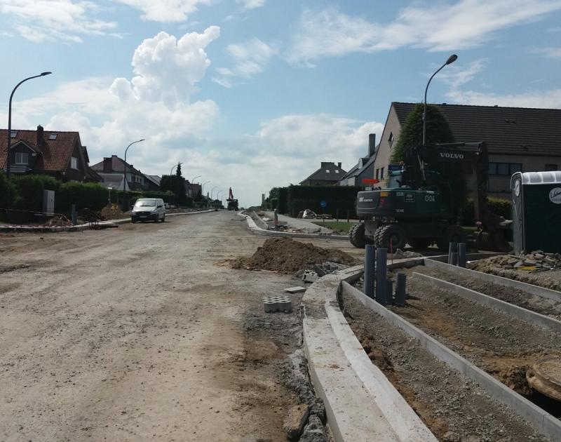 Dansaertlaan te Dilbeek en Groot-Bijgaarden: heraanleg wegenis en riolering