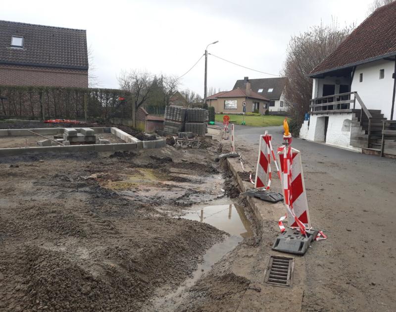 Herdebeekstraat te Sint-Anna-Pede: Aanleg nieuwe parking