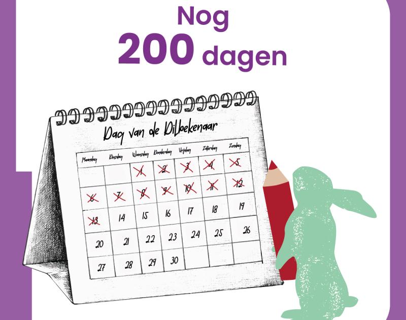 Aftellen naar nieuwe Dag van de Dilbekenaar