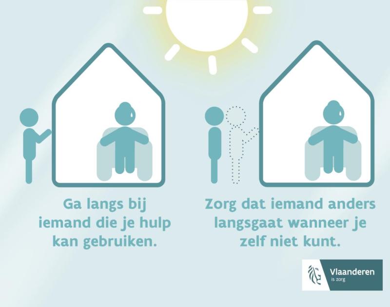 Warme dagen, zorg dragen