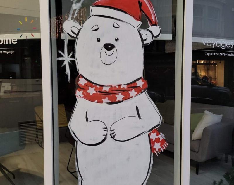 Raamschilderingen in plaats van kerstlichtjes