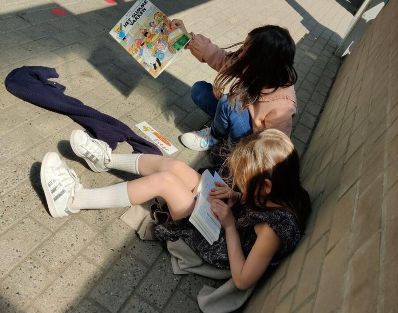 Lezen in het zonnetje