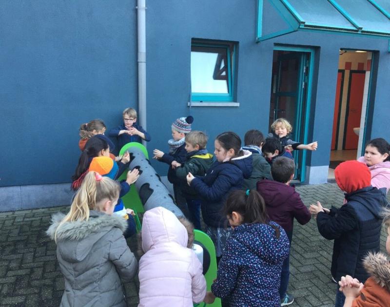 Nieuwe wastafels in onze school