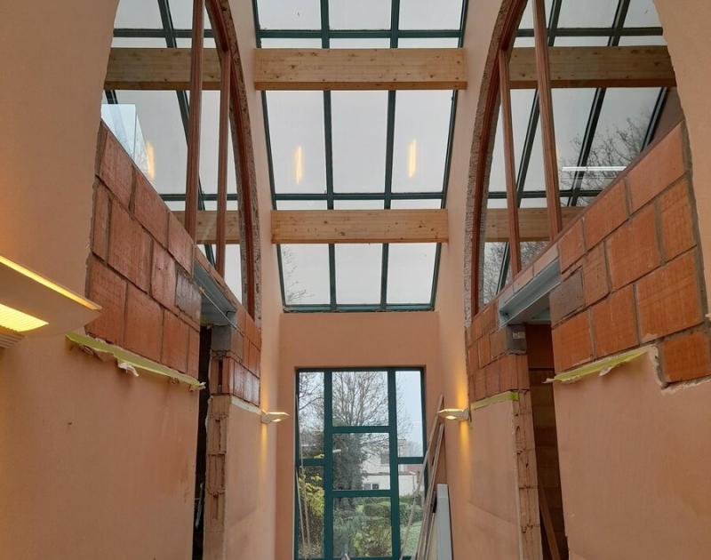 Bouw mezzanine 1e en 2e leerjaar