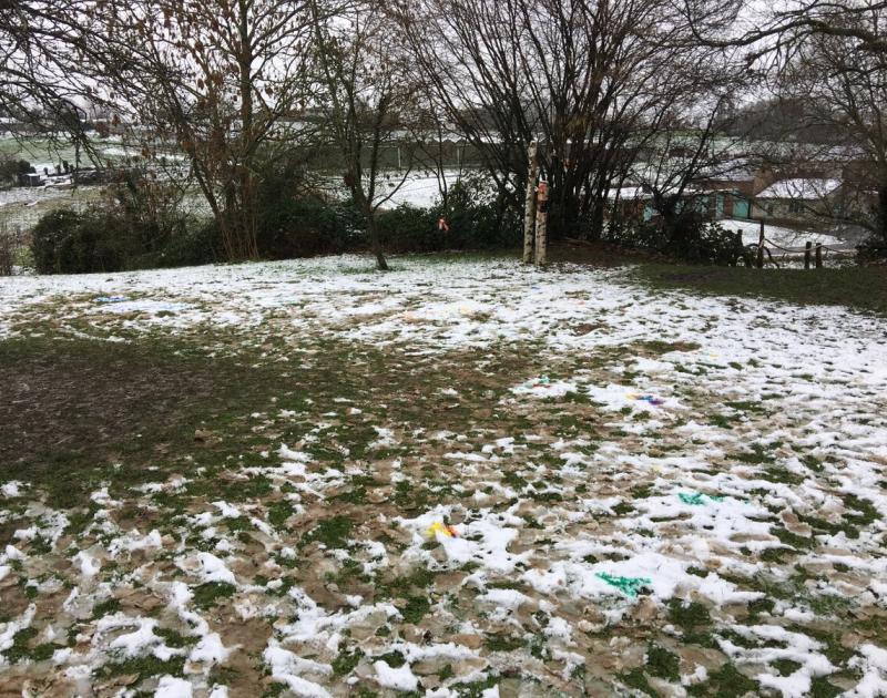Sneeuwschilderen