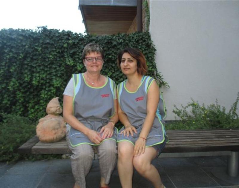 Martine en Christine: onderhoudsmedewerkers