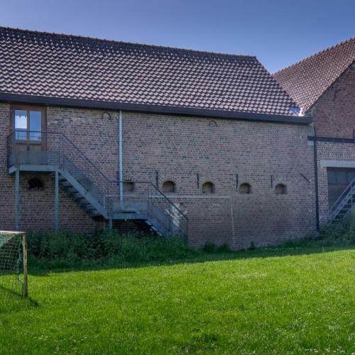 foto van voetbaldoel voor chirolokalen