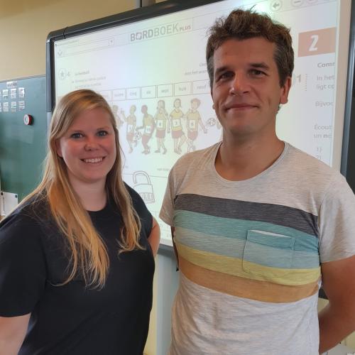 Meester Bart en juf Sofie