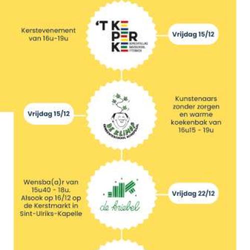 De Dilbeekse gemeentescholen vlammen samen voor 'opgroeien zonder zorgen'.