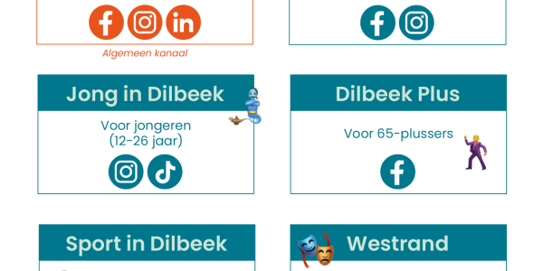 overzicht socialemediakanalen