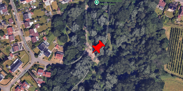 bovenaanzicht omgeving Draverslaan