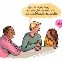 cartoon over dementie