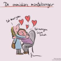 cartoon 'tot morgen, lieve schat'