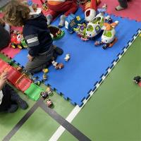 kleuters aan het spelen