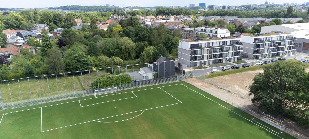 Voetbalveld kunstgras