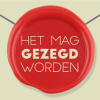 Logo podcast het mag gezegd worden